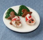 Dollhouse Miniature Christmas Cookies